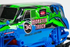 RC Monster Truck 1:20 2,4GHz, blå/grøn