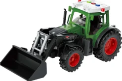 RC traktor med anhænger og lys