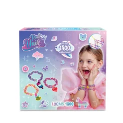 Real UniQ loombands med 1800 stk