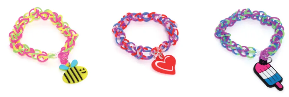 Real UniQ loombands med 1800 stk