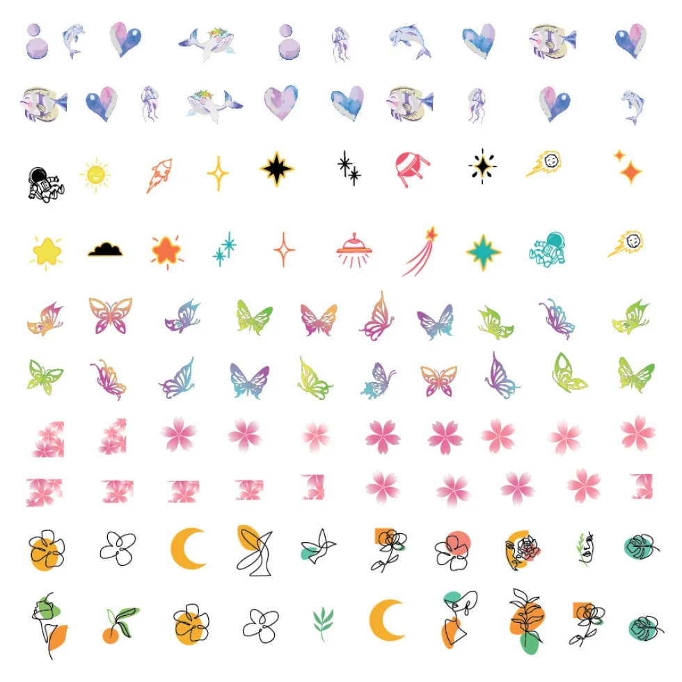 Real UniQ nail art sæt