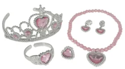 Real UniQ smykkesæt med tiara ass