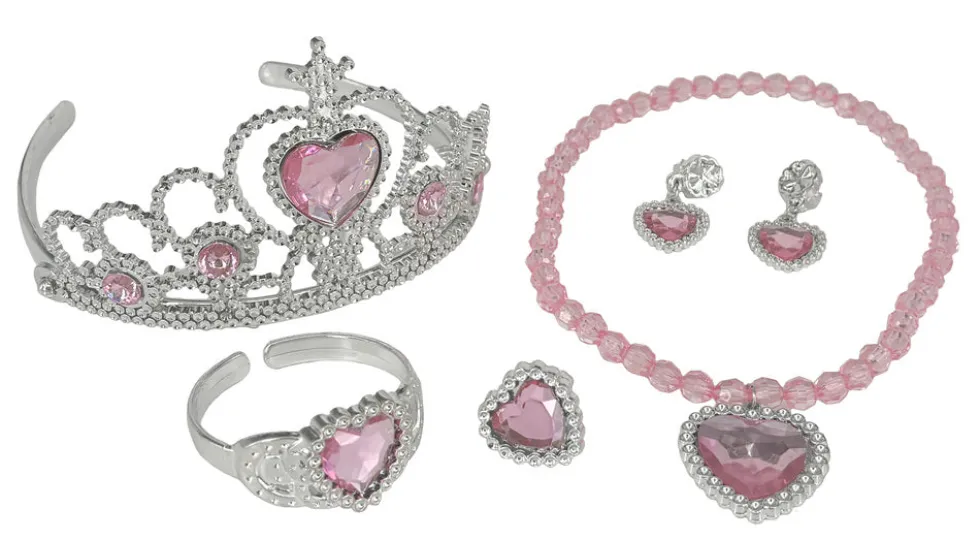 Real UniQ smykkesæt med tiara ass