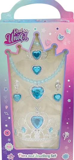 Real UniQ smykkesæt med tiara ass