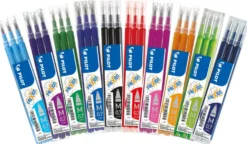 Refill Pilot frixion blå/sort 0.7 mm pakke m/3 stk