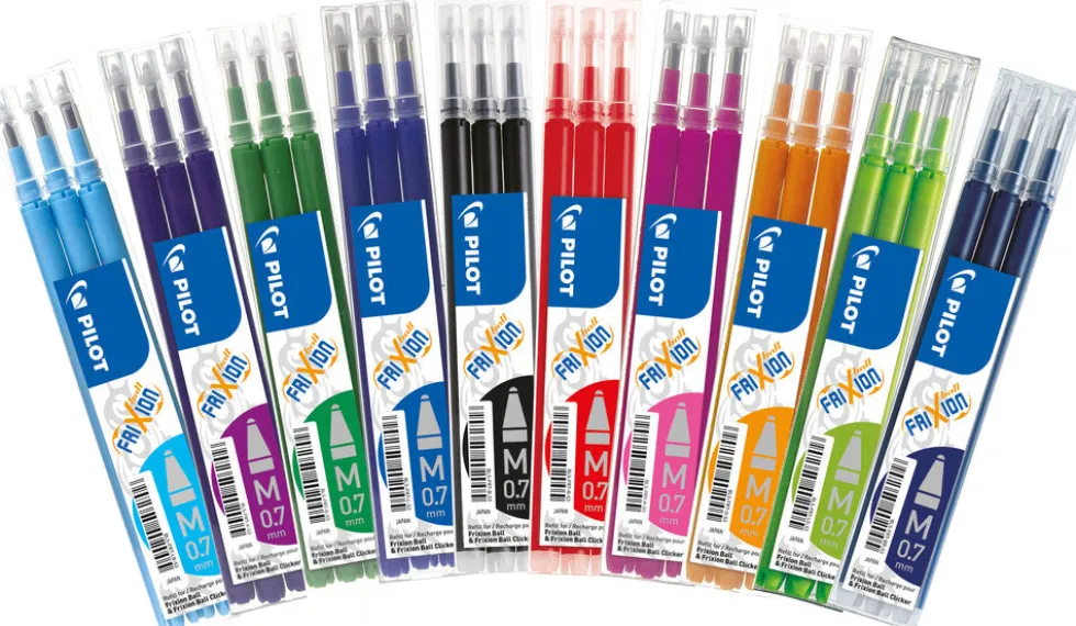 Refill Pilot frixion pink 0.7 mm pakke m/3 stk