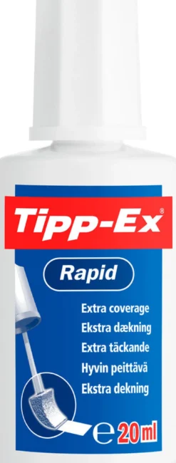 Rettelak Rapid Tipp-Ex 20 ml korrigeringsvæske