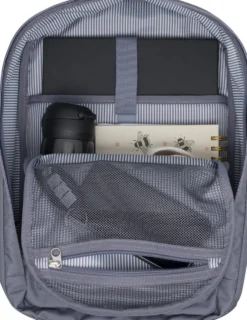 Rygsæk Beckmann city light steel grey 20 liter