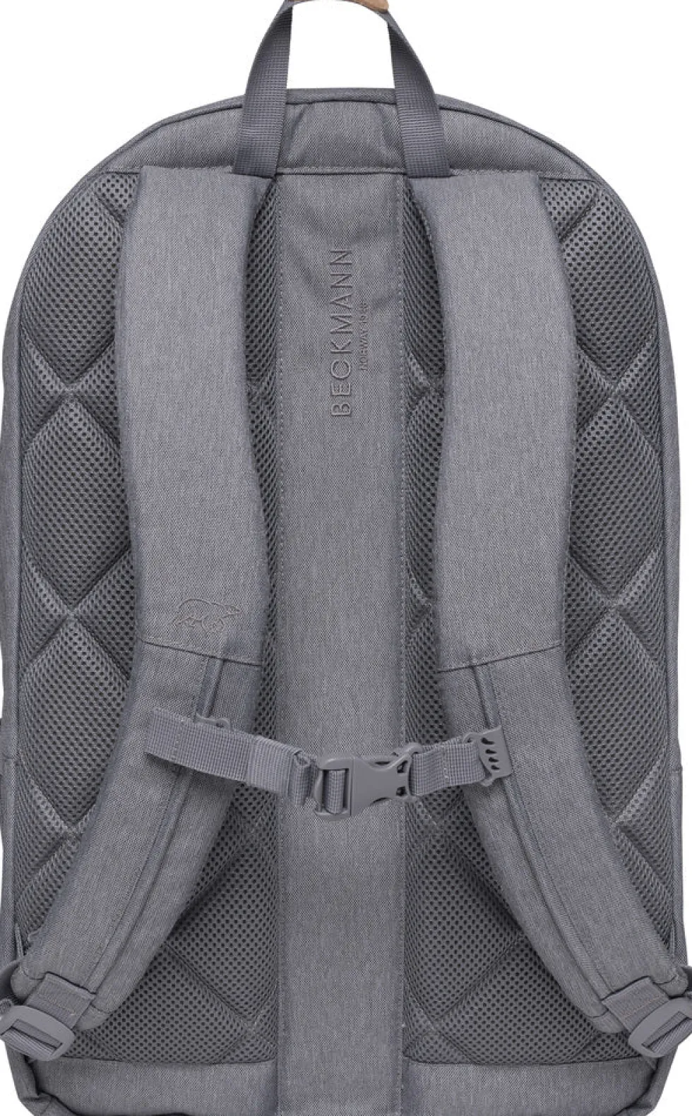 Rygsæk Beckmann city max grey 34 liter m/brystrem