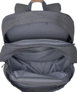 Rygsæk Beckmann city max grey 34 liter m/brystrem