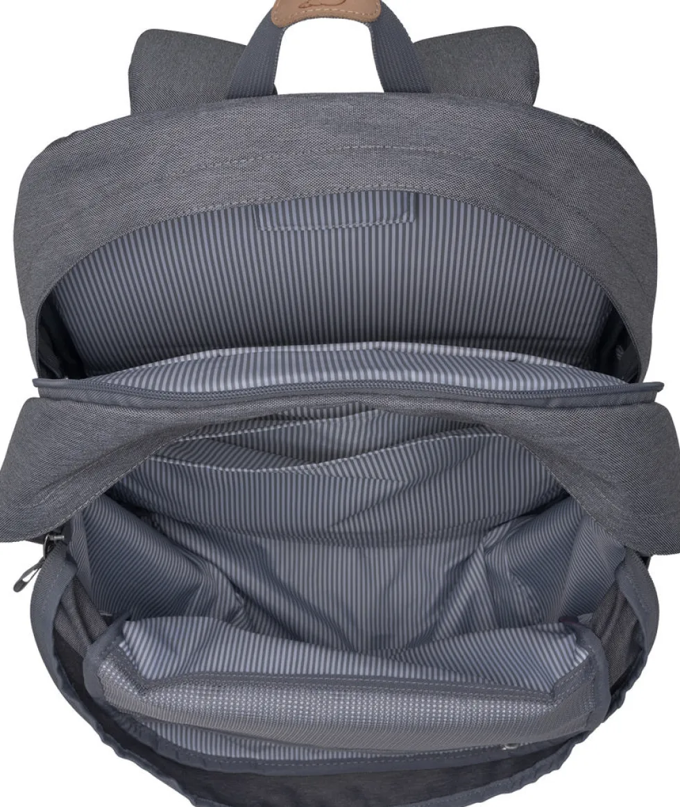 Rygsæk Beckmann city max grey 34 liter m/brystrem