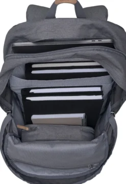 Rygsæk Beckmann city max grey 34 liter m/brystrem
