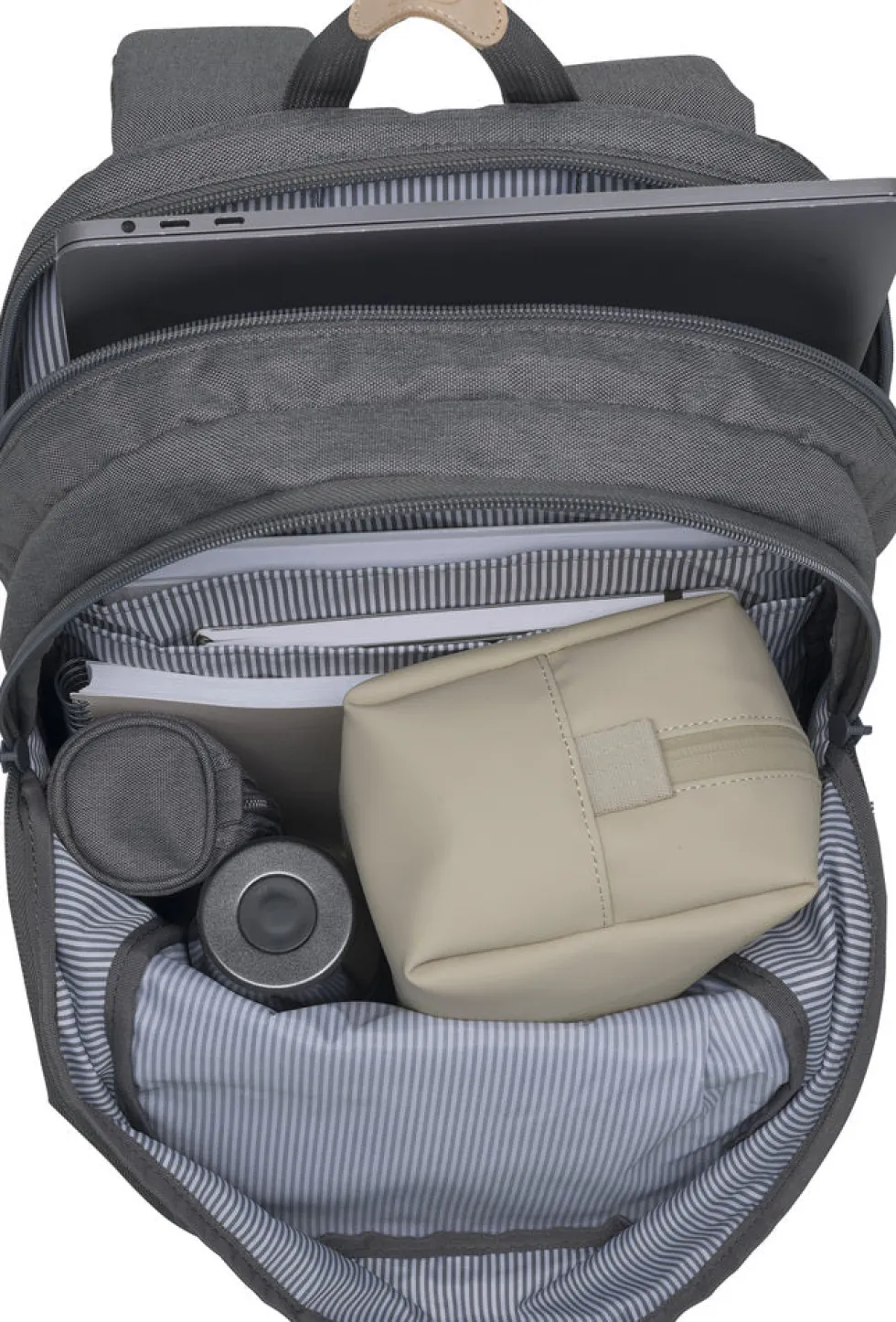 Rygsæk Beckmann urban grey 30 liter m/brystrem