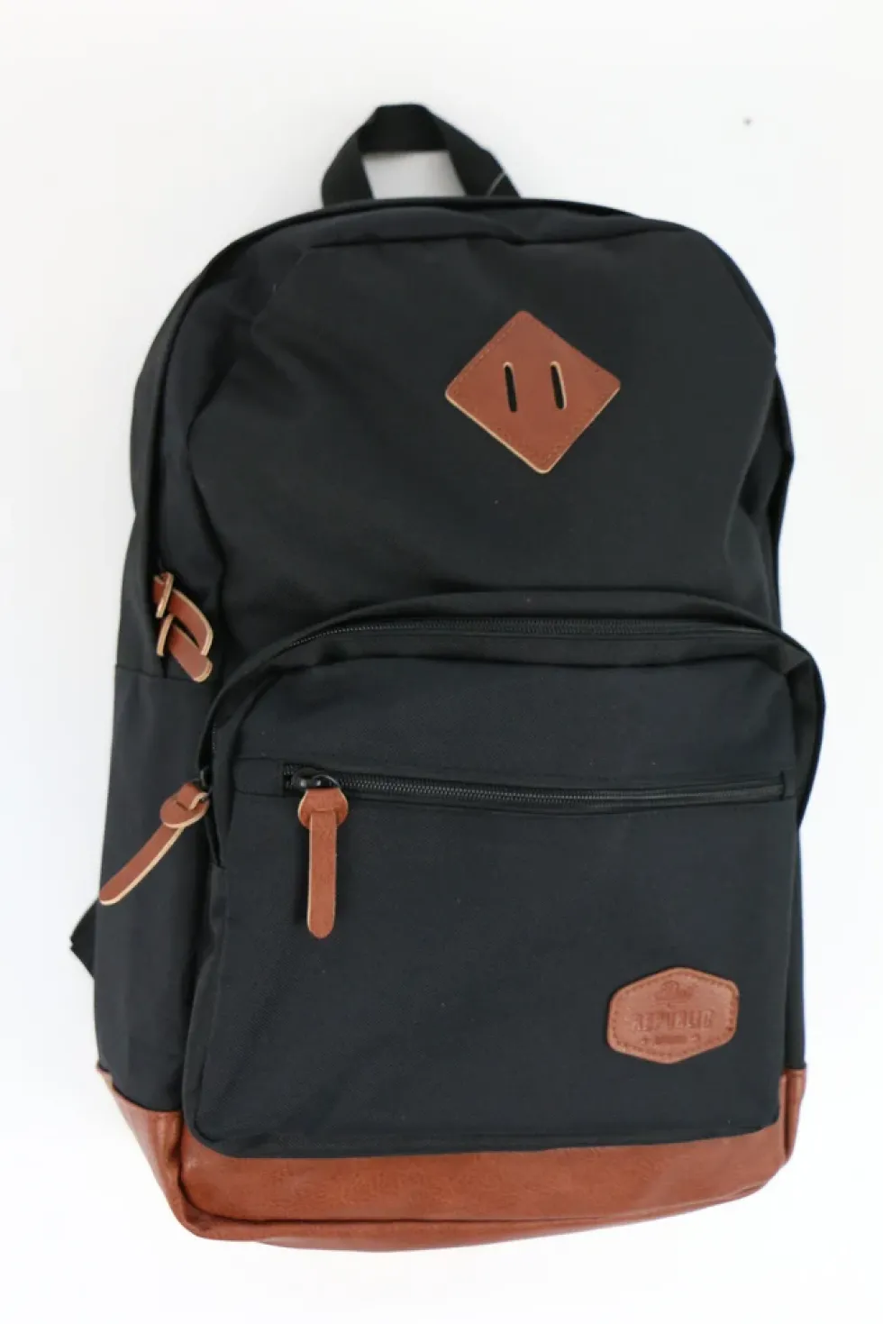 Rygsæk Real Republic m/pc rum sort polyester m/pu bund