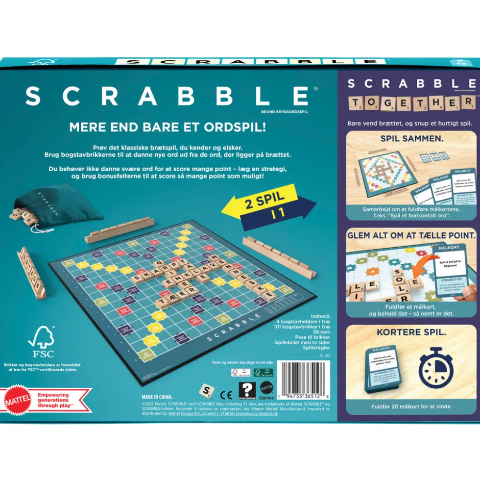 Scrabble Original Træ Edition