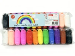Selvhærdende ler 12 farver