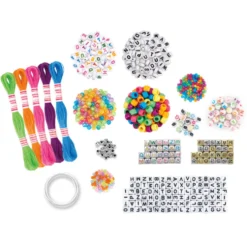 SHIMMER N SPARKLE ABC FASHION BEAD BRACELETS
