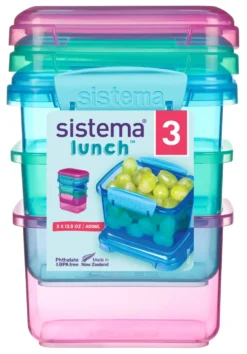 Sistema lunch 400 ml. 3 pak