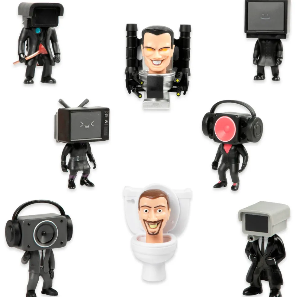 SKIBIDI TOILET MYSTERY FIGURE COLLECTOR SERIES ass