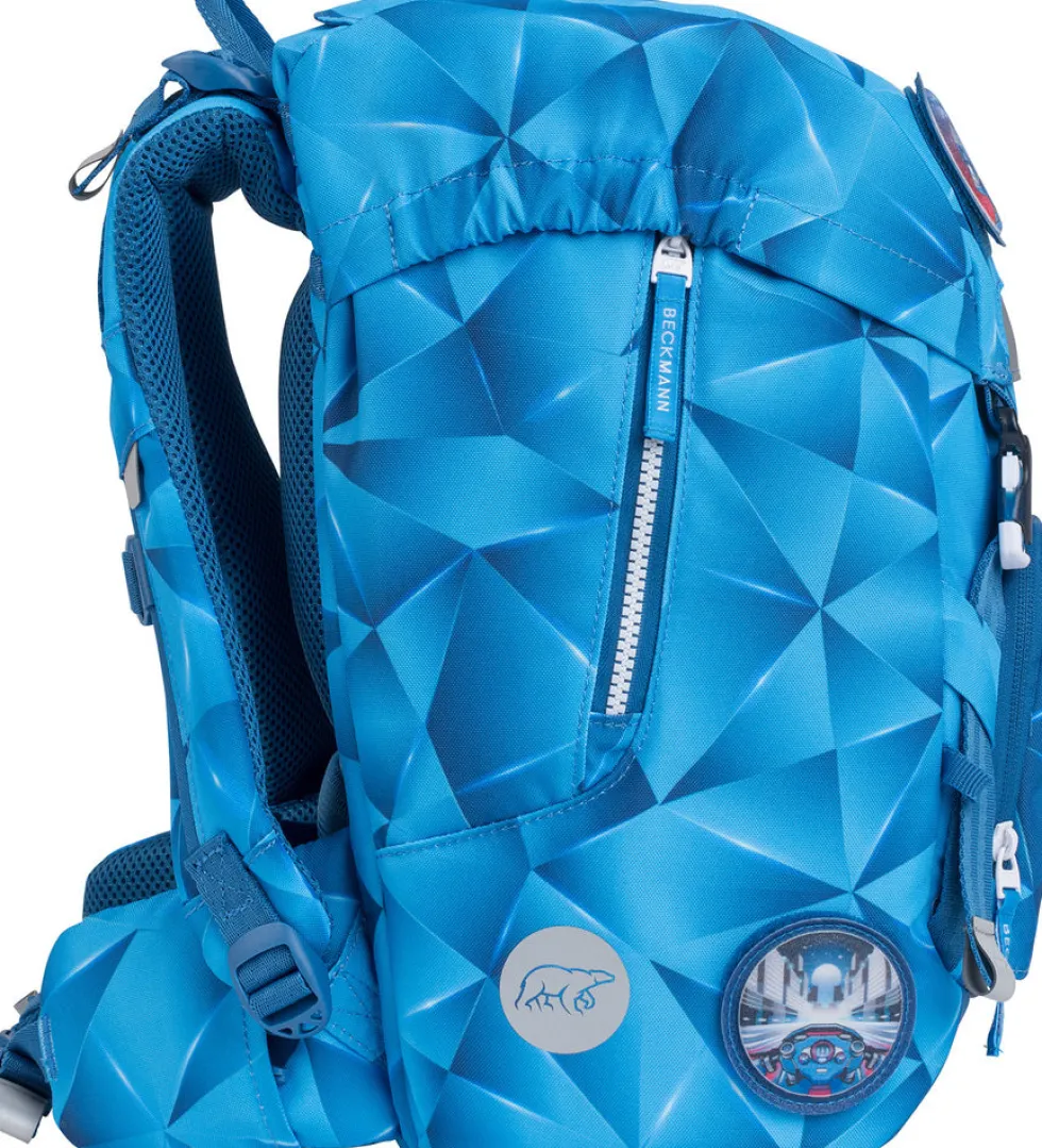 Skoletaske Beckmann 22 L Blue Lightning