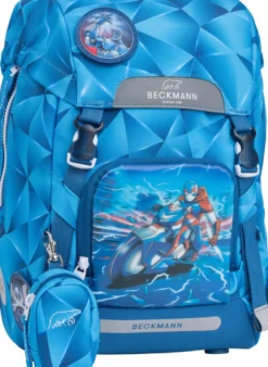 Skoletaske Beckmann 22 L Blue Lightning