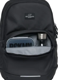 Skoletaske Beckmann Sport Junior Black Coated 30 Liter