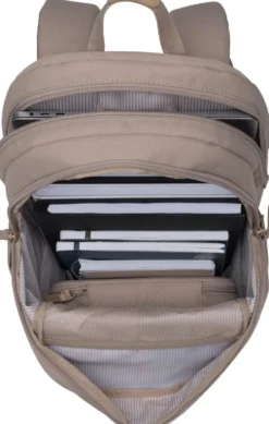 Skoletaske Beckmann Urban midi 26 liter beige