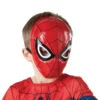 Spiderman maske i plast - one size