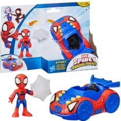 Spidey & Venner Køretøj & Figur 7,6 cm Spidey