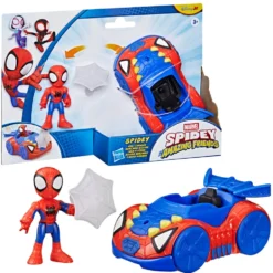 Spidey & Venner Køretøj & Figur 7,6 cm Spidey