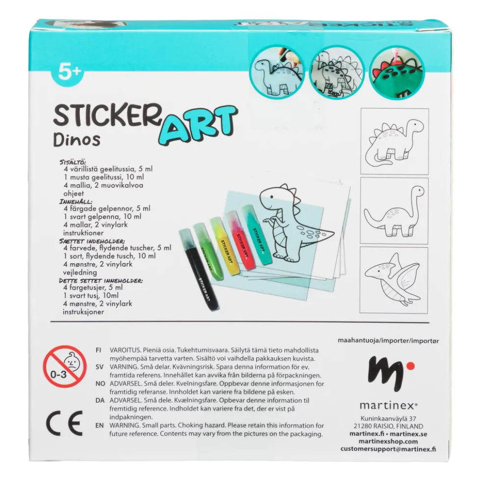 Sticker Art vinduesklistermærker ass