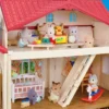 Sylvanian Families Byhus med Lys - med hemmeligt loftsrum