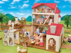 Sylvanian Families Byhus med Lys - med hemmeligt loftsrum