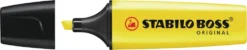 Tekstmarker Stabilo boss gul 24