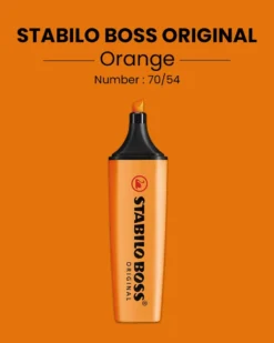 Tekstmarker Stabilo boss orange 54