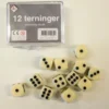 Terninger 12 stk. i æske
