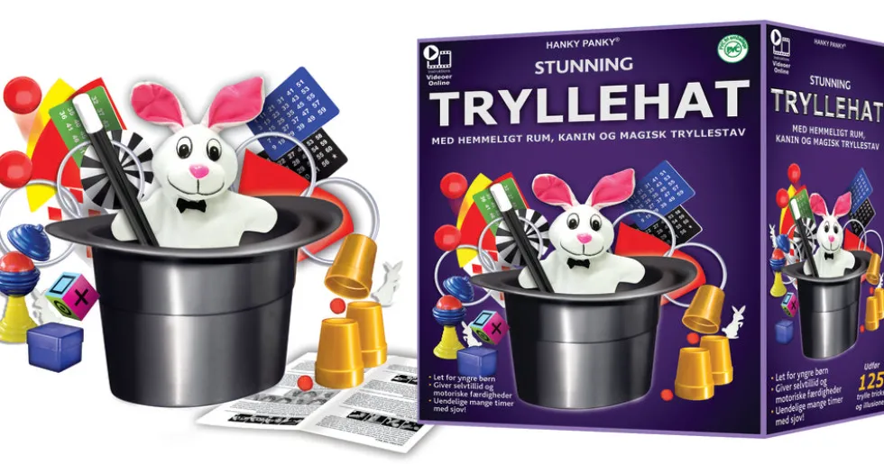 Tryllesæt med hat og kanin