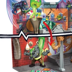 Turtles Mutant Mayhem Large Playset Sewer Lair Dlx
