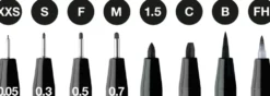 Tusser Pitt Artist Pen Sort 8 Ass