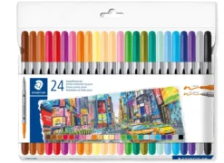 Tusser tyk/tynd Staedtler 24 stk