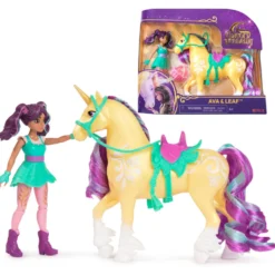 Unicorn Academy Dukke & Enhjørning ass.