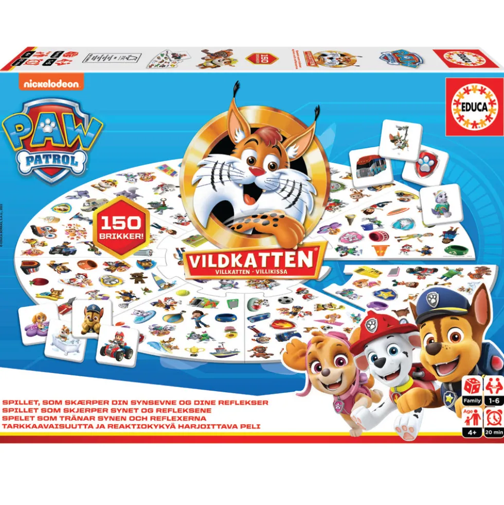 Vildkatten Paw Patrol 150 brikker