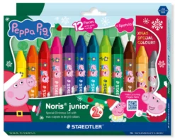 Vokskridt Staedtler Gurli Gris 12 stk ass farver