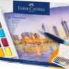 Watercolour Faber-Castell 36 ass i palette+water brush