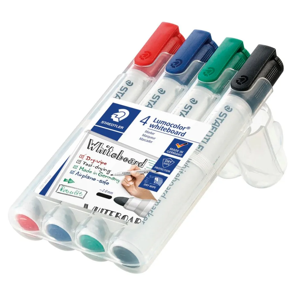 Whiteboardmarker Staedtler Lumocolor 2 mm 4 ass
